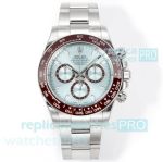 ARF Swiss Clone Rolex 4131 Daytona Ceramic Bezel Ice Blue Dial 904L Oyster Watch 